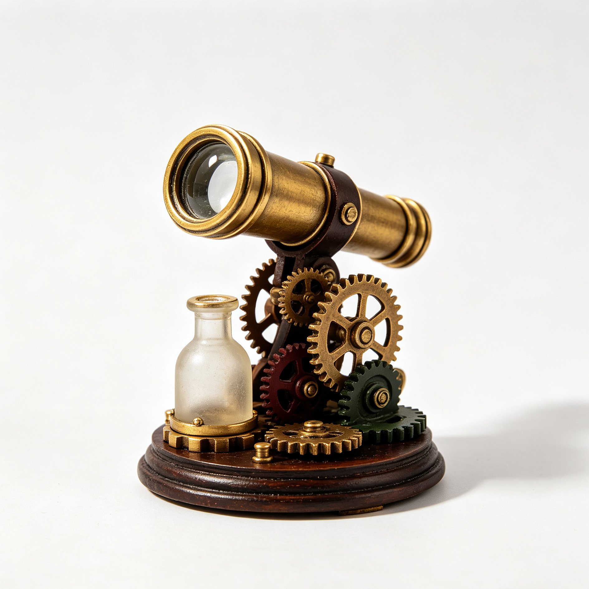 Old-fashioned Stargazing Retro Telescope Ornament