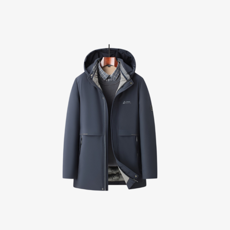 スタイリッシュなメンズグラフェンジャケット着用例