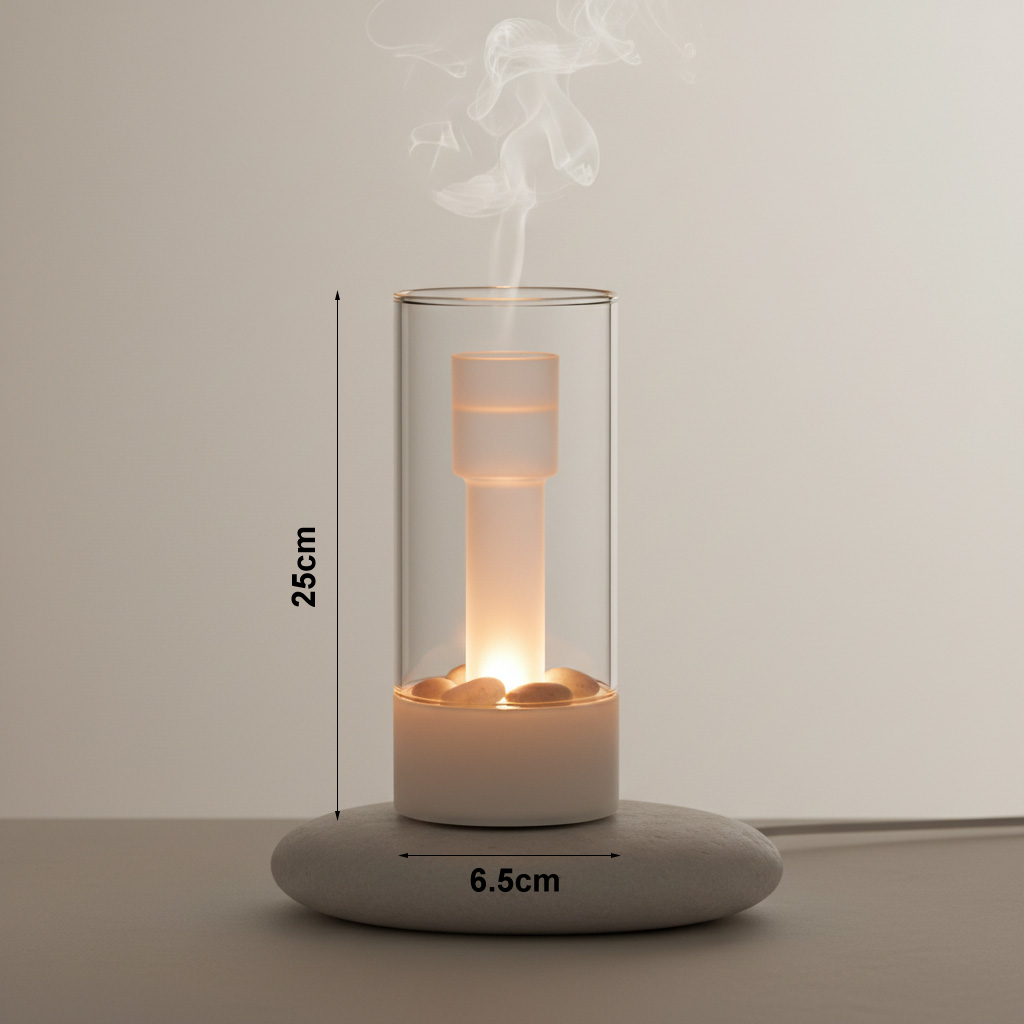 Lámpara decorativa multifuncional en sala de estar