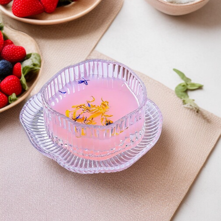 고급스러운 디자인의 유리그릇