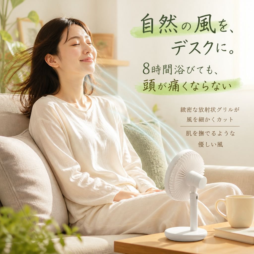 デスクトップUSBミニファン