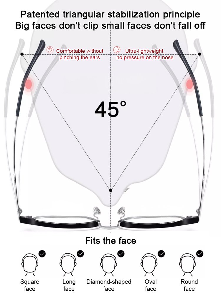 Auto-focus blue light blocking reading glasses