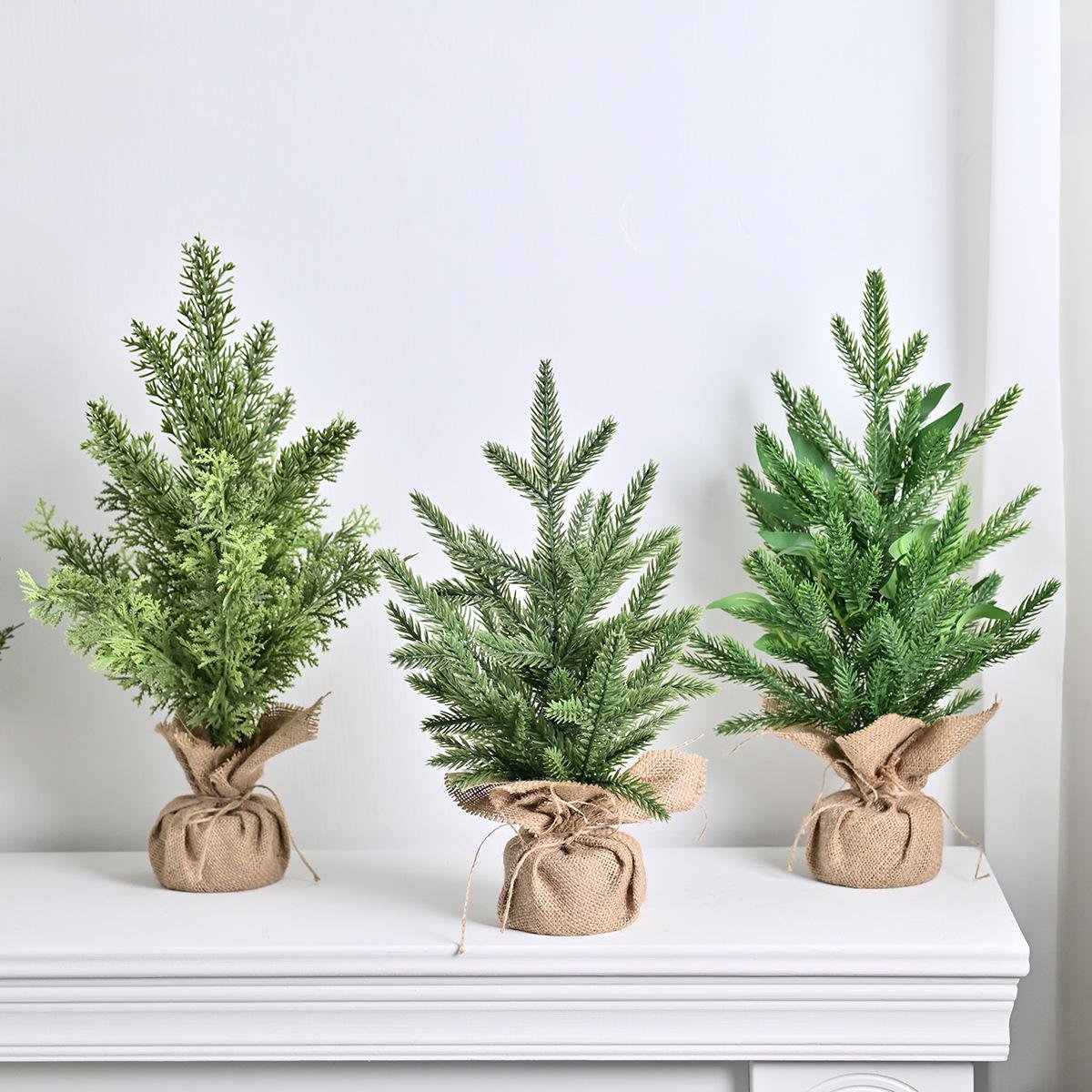 Mini-Weihnachtsbaum-Tischdekoration