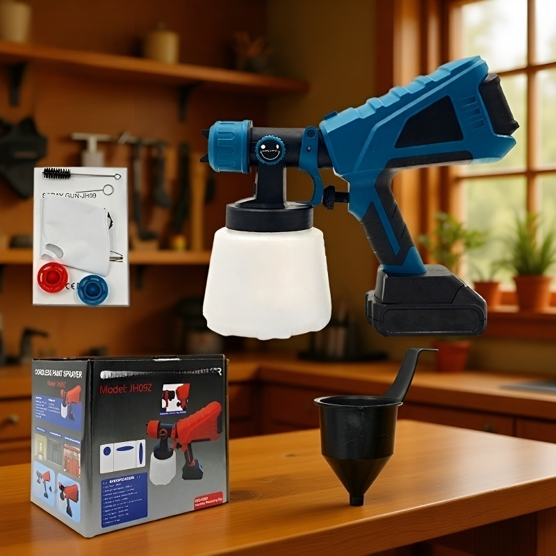 電動スプレーガン カラーボックス梱包 大容量電動スプレーガン カートン梱包