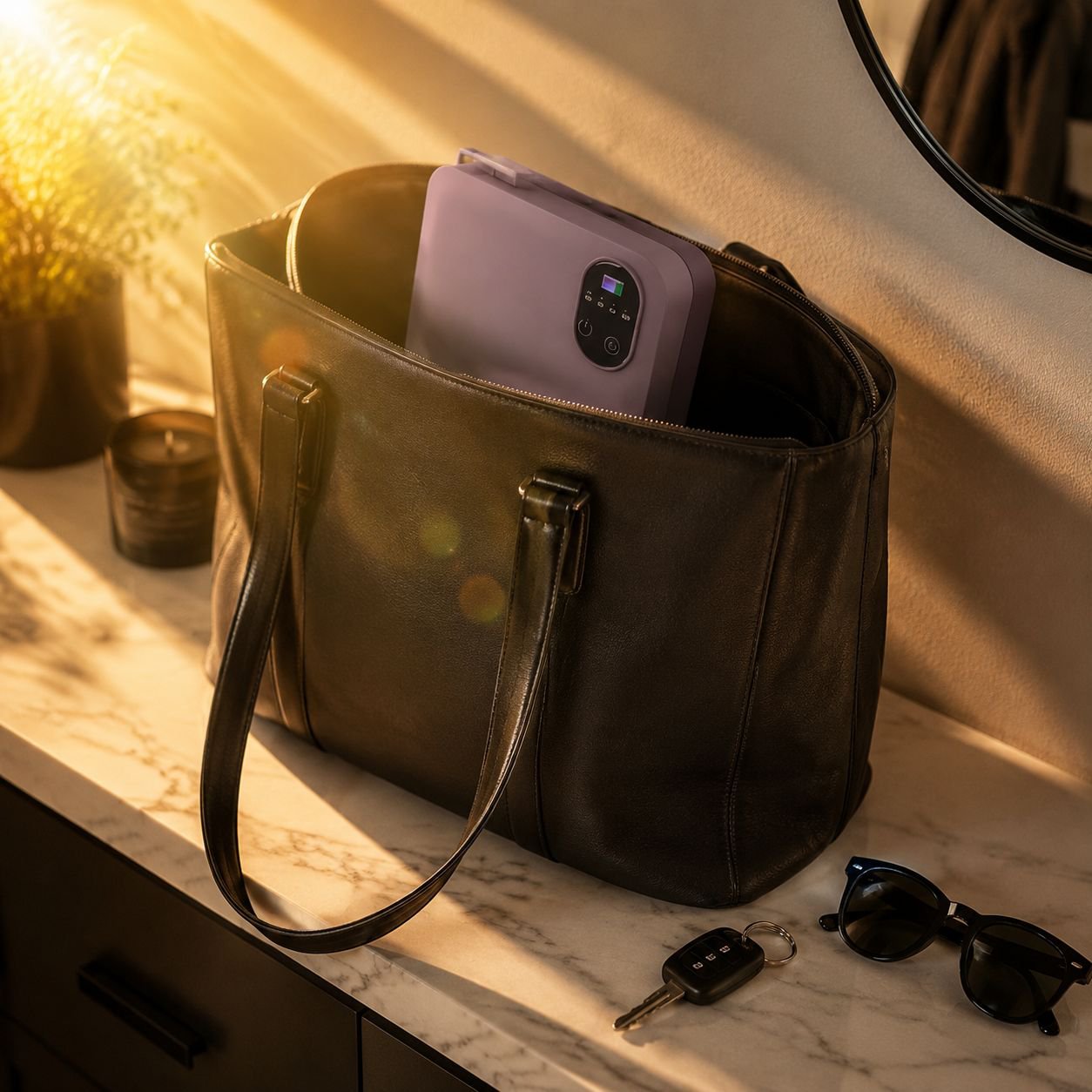 Electric lunch box with detachable power cord