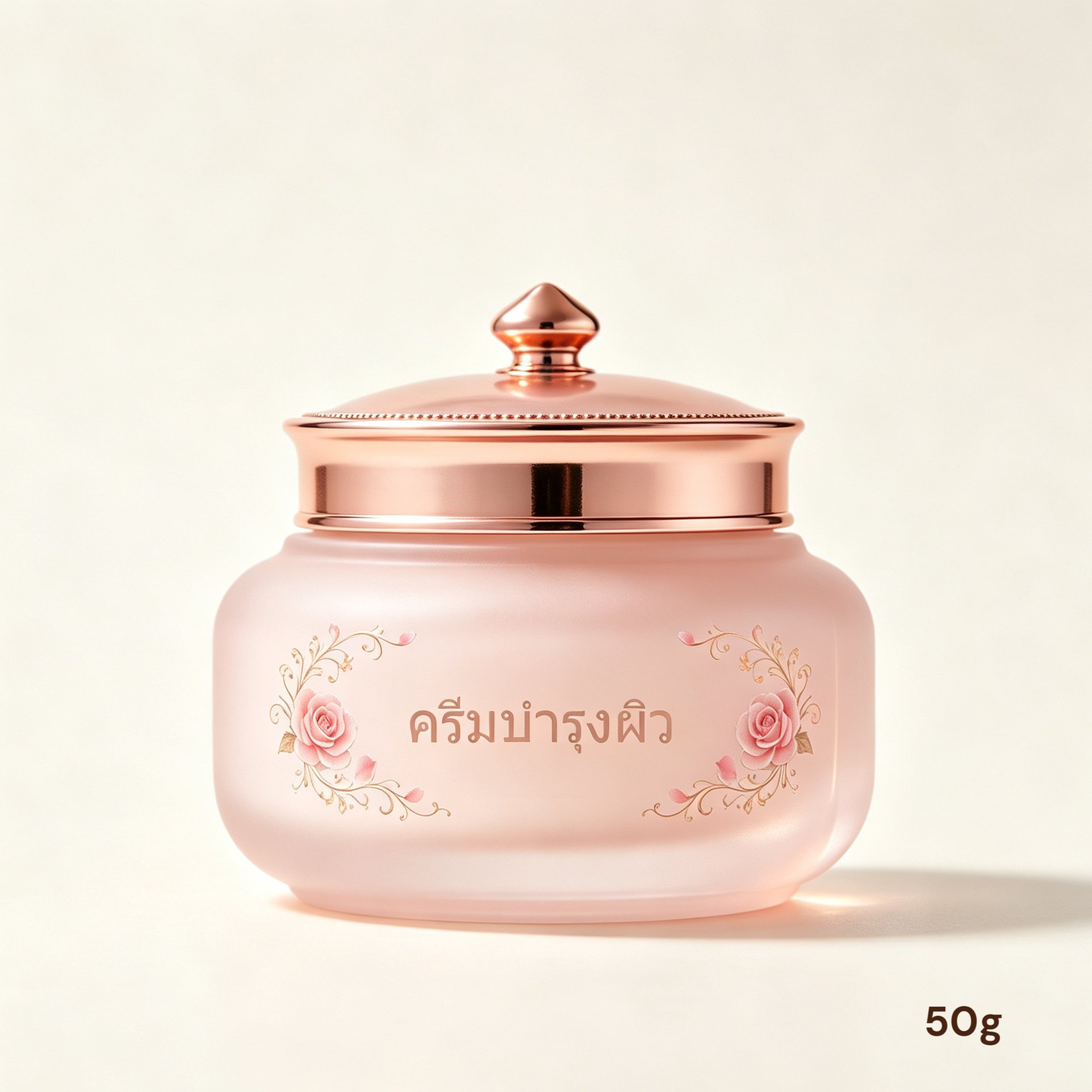 ครีมบำรุงผิวโรสโกลด์เนื้อบางเบา