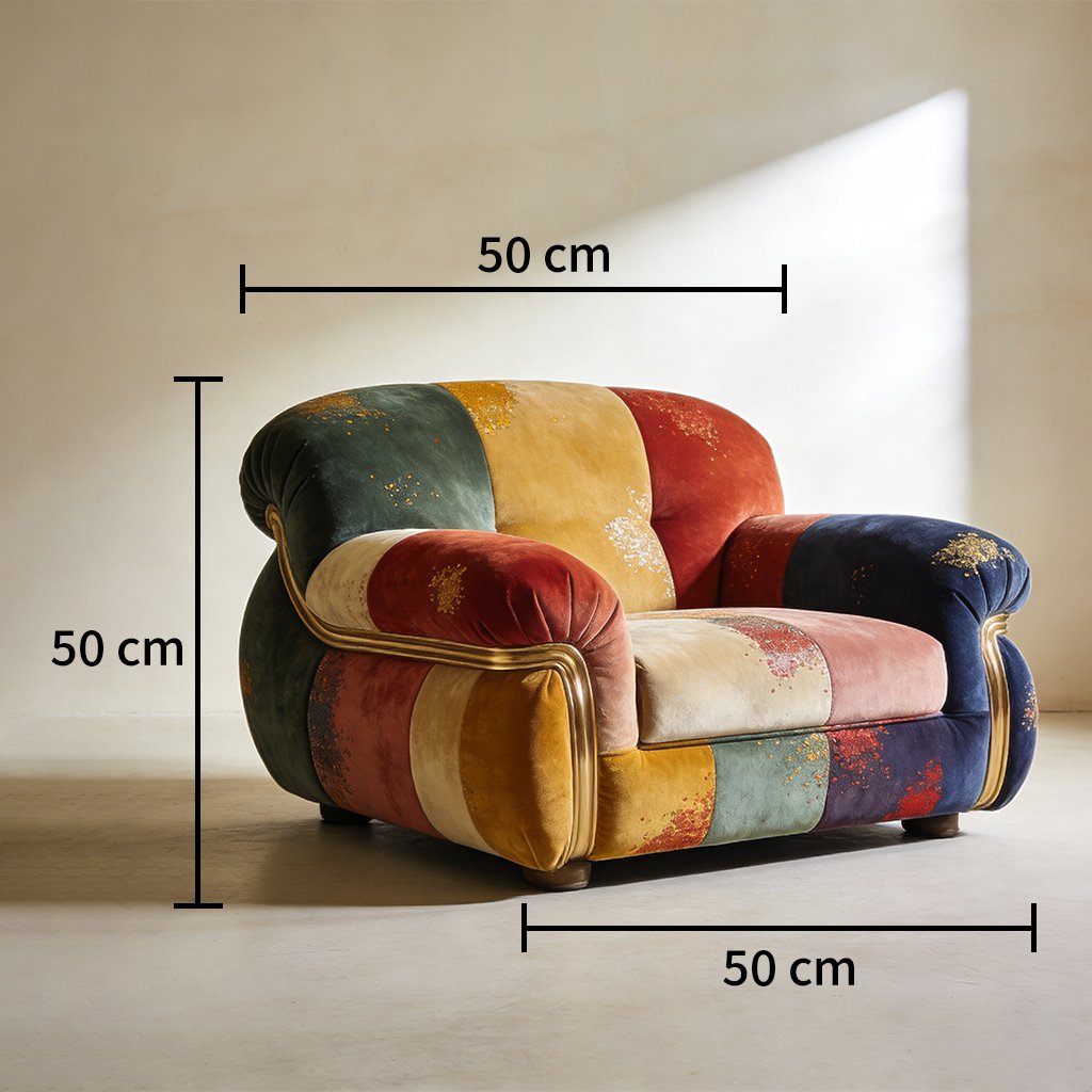 Comfortable armchair for small spaces