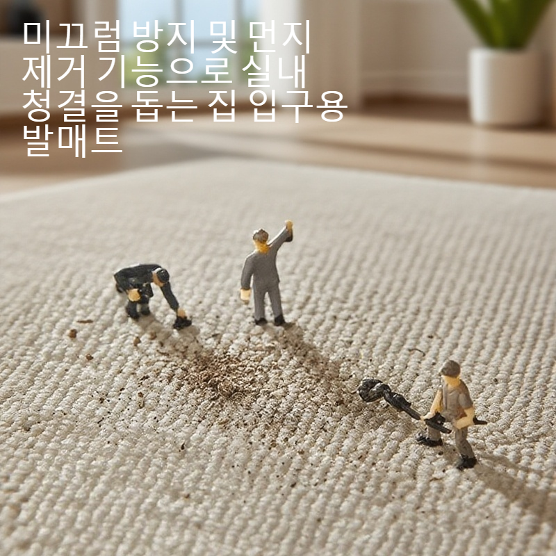 발판 표면의 미끄럼 방지 패턴 상세 이미지