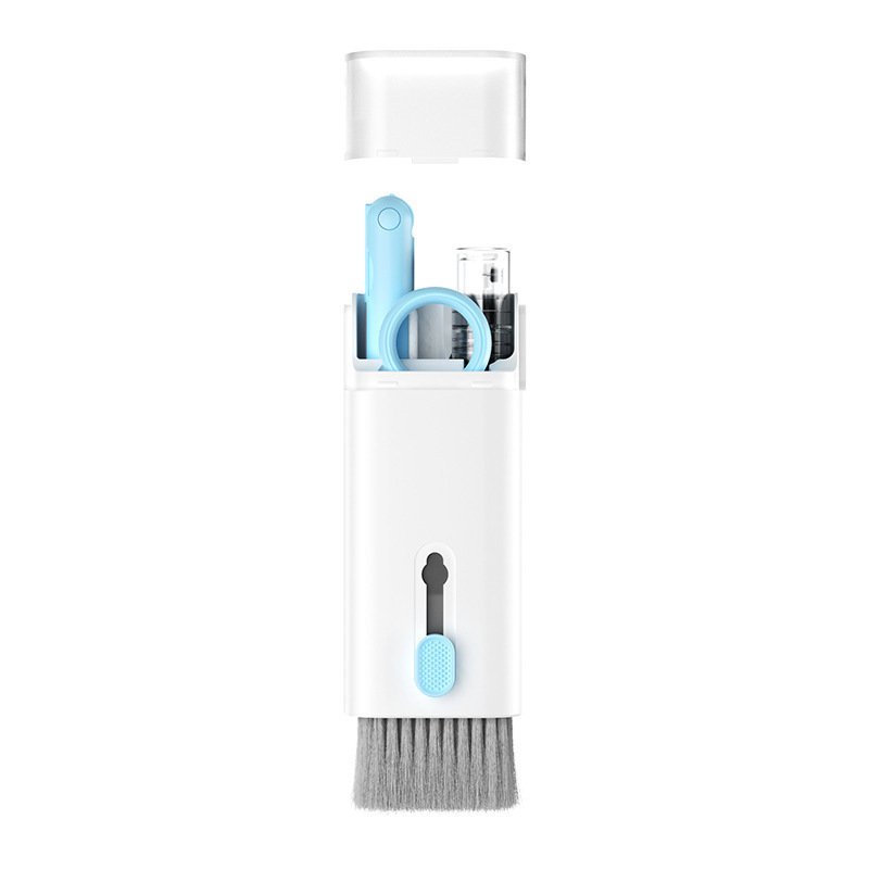 Seven-In-One Multifunctional Computer Keyboard Cleaning Brush Set, Bluetooth Headset Cleaning Tool, 