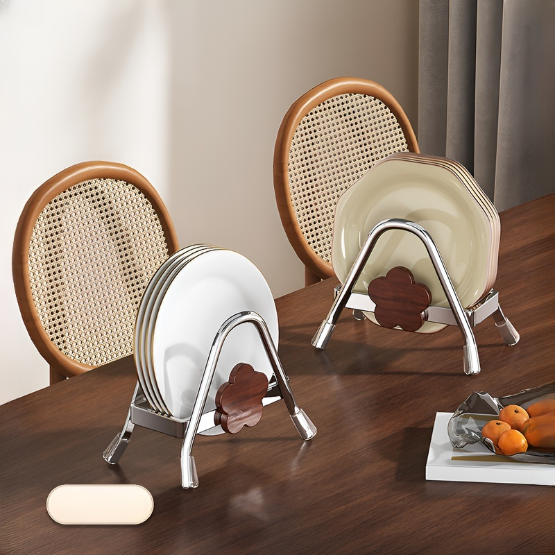 多機能ヴィンテージスタイルの厚みのあるブナ材まな板ラック