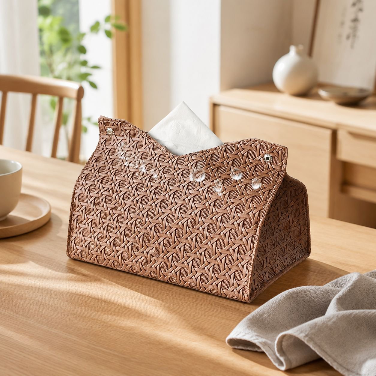 おしゃれな家庭用ティッシュケース