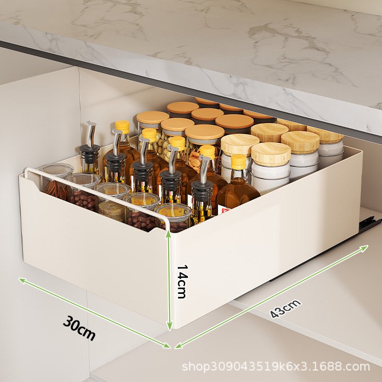 キッチン多層引き出し収納バスケット