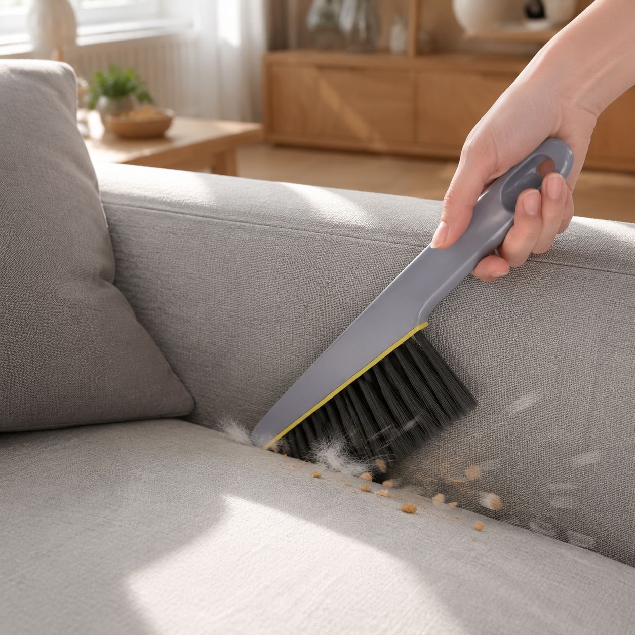 Easy-to-Use Multifunction Dusting Brush Bed Brush Set with Perforated Handle
