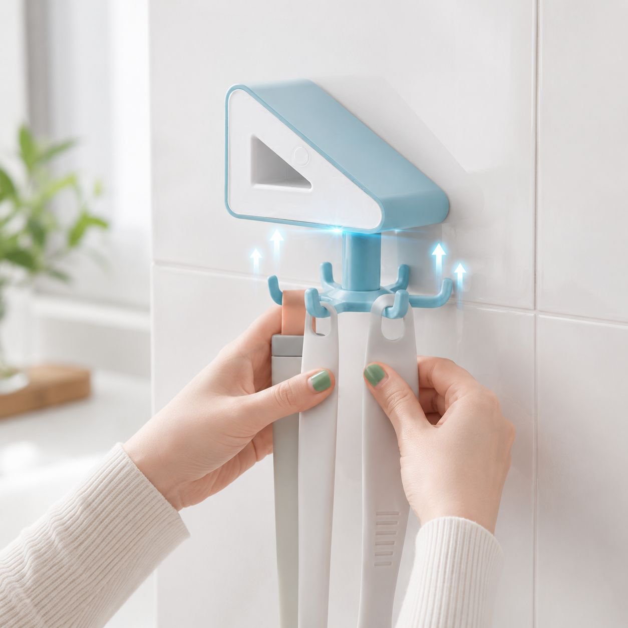 Starker selbstklebender Haken ohne Bohren