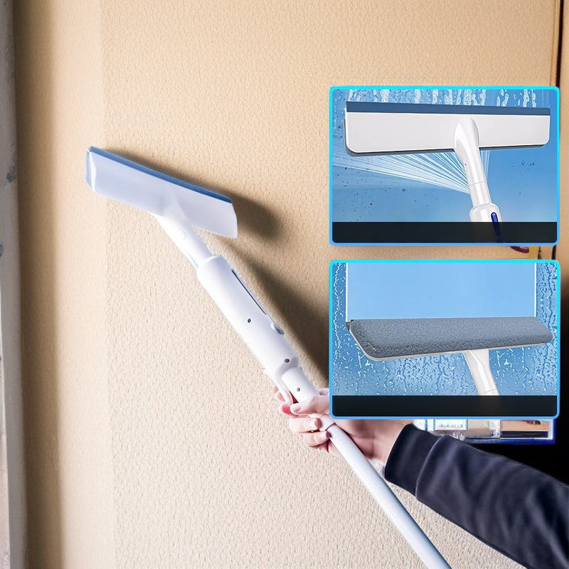 Nouveau jet d'eau étendu double face nettoyage verre essuie-glace ménage fenêtre nettoyage outil spé