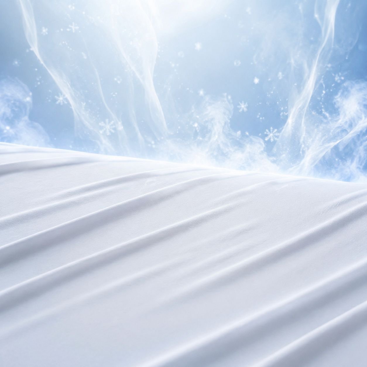 Lightweight fitted sheet for restful summer sleep