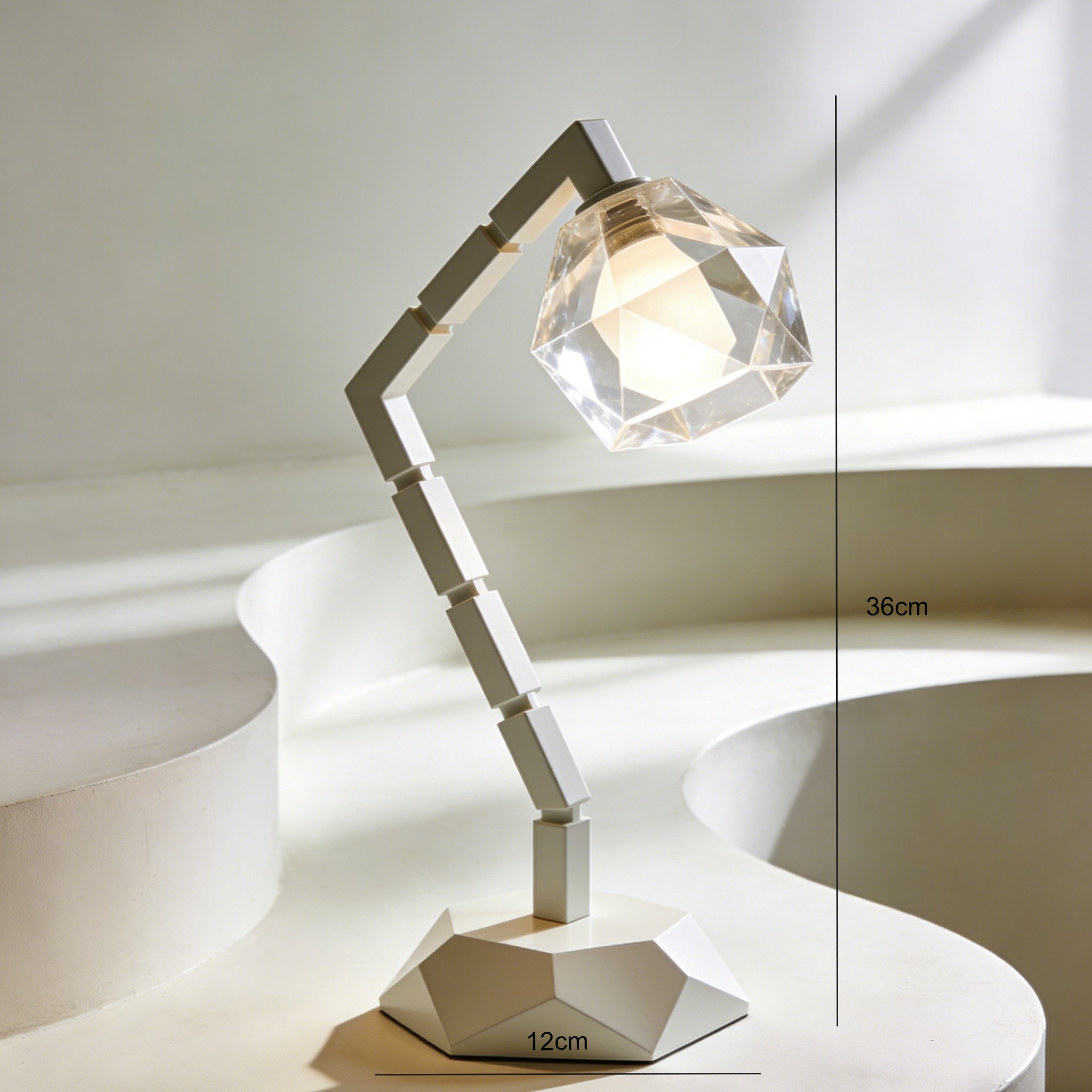 調光機能付き卓上スタンドライトの操作パネル