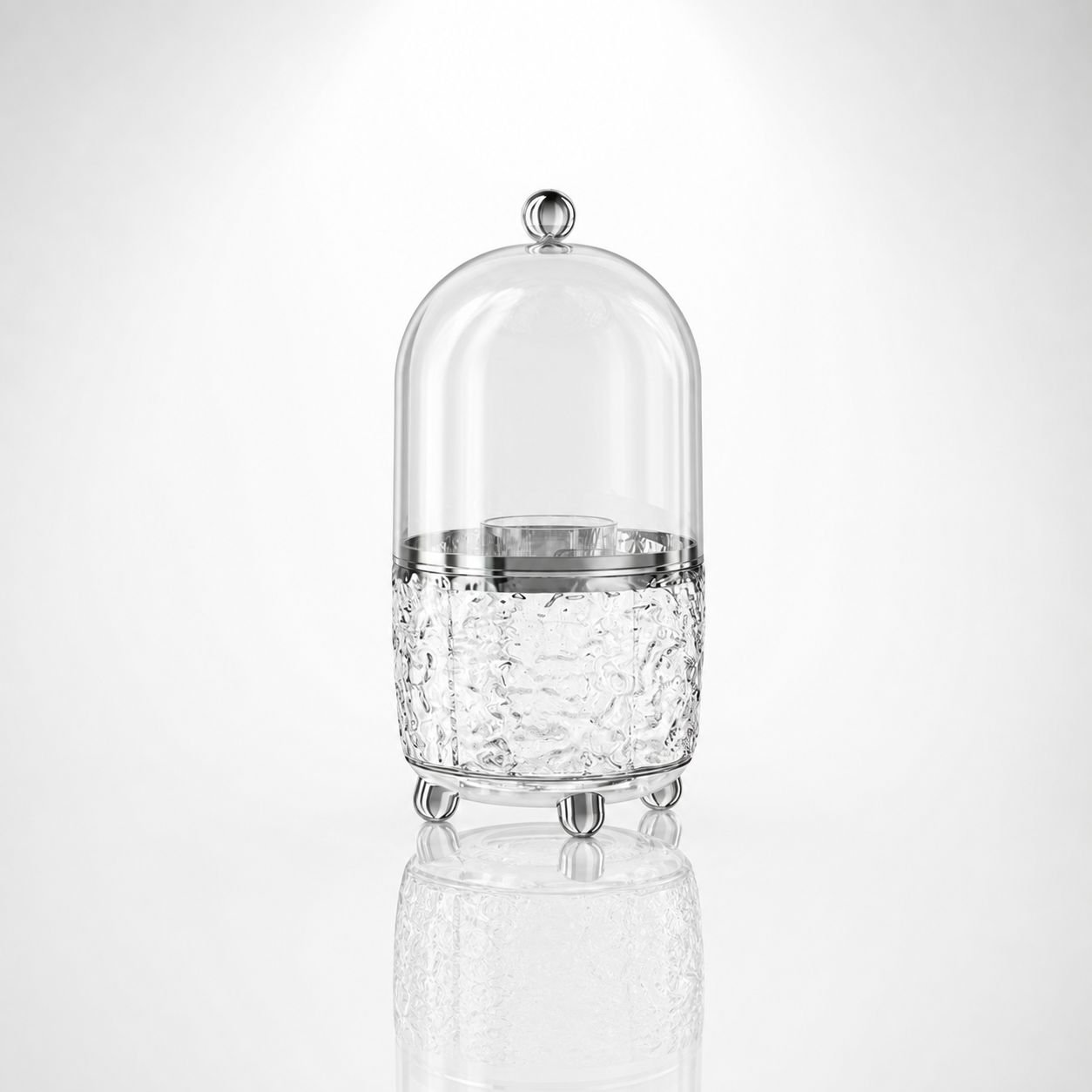 Rotating Cosmetic Storage Box with Lid