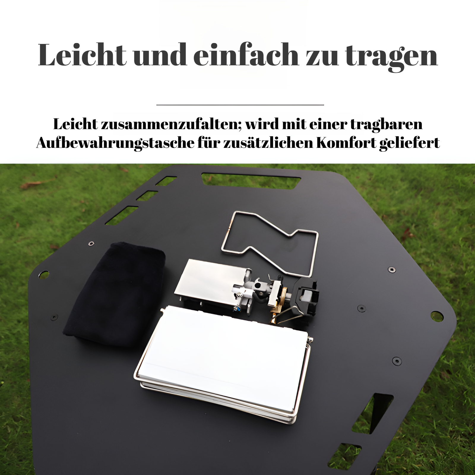 Kompakter faltbarer Campingkocher