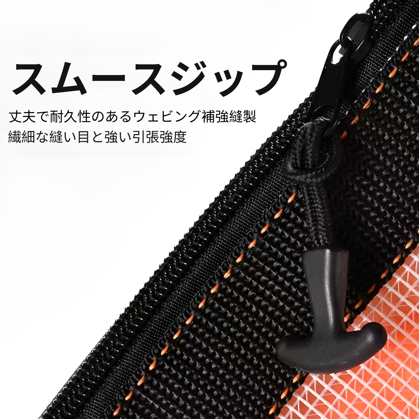 中身が見える防水 PVC ツールポーチ