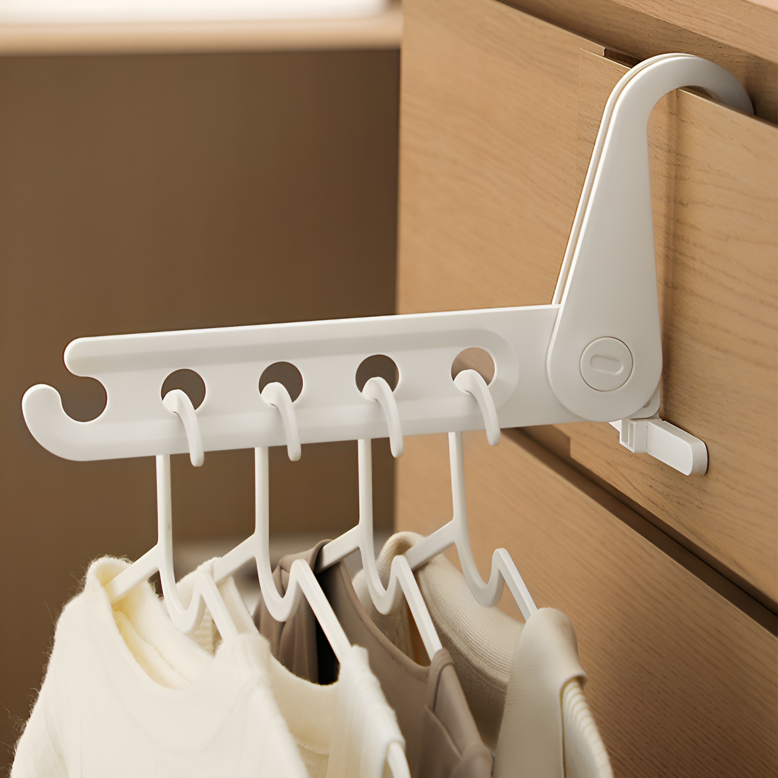 Foldable travel hanger household clothes hanger portable travel hotel multifunctional clothes drying