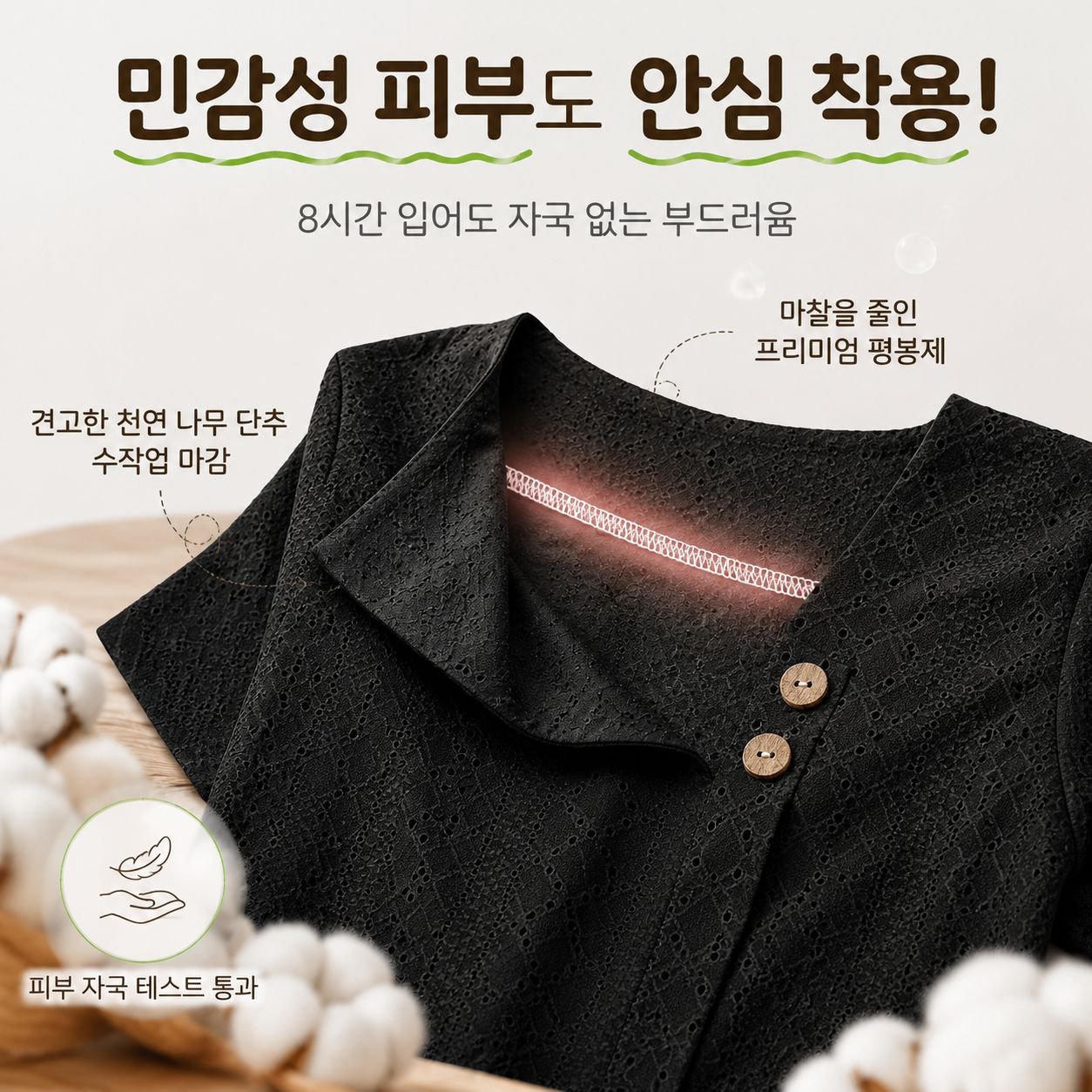 브이넥 단색 루즈핏 반팔 티셔츠