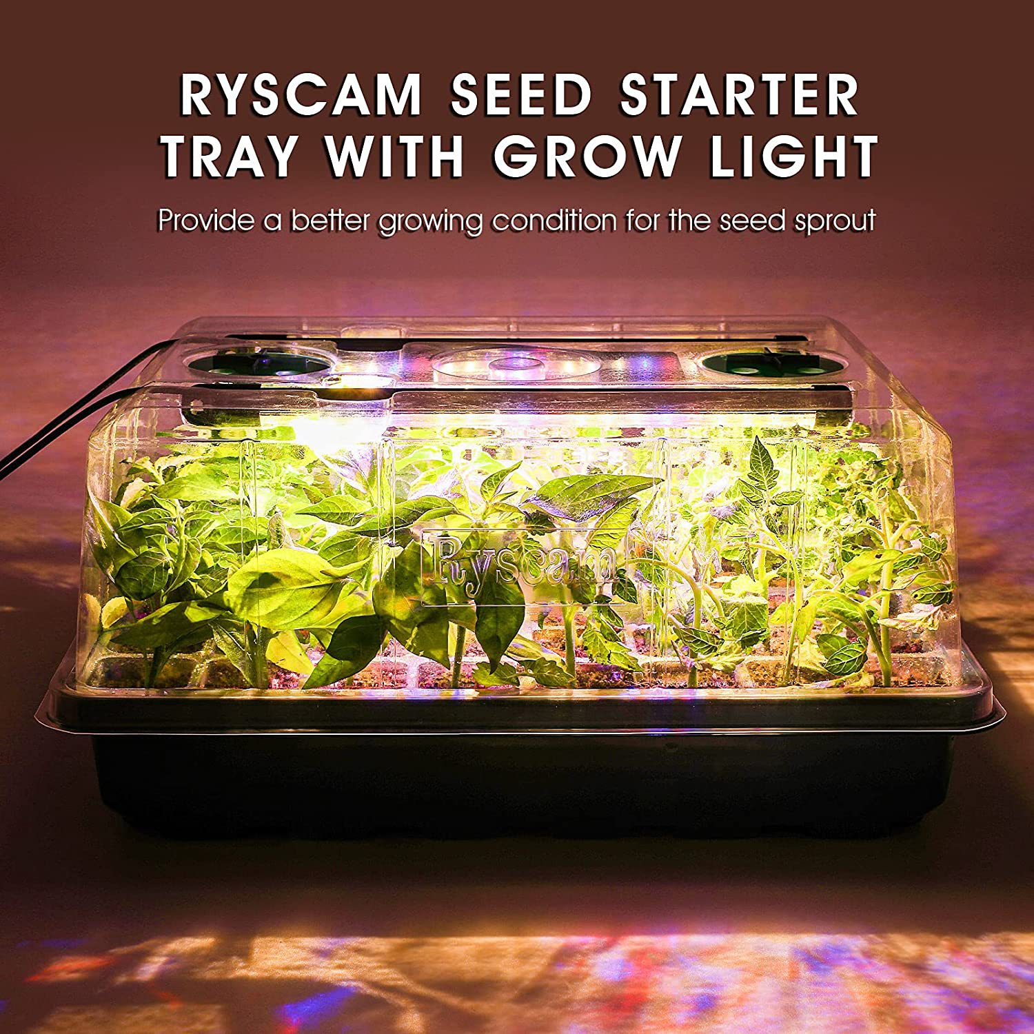 Illuminated Multi-Spectrum Seedling Tray