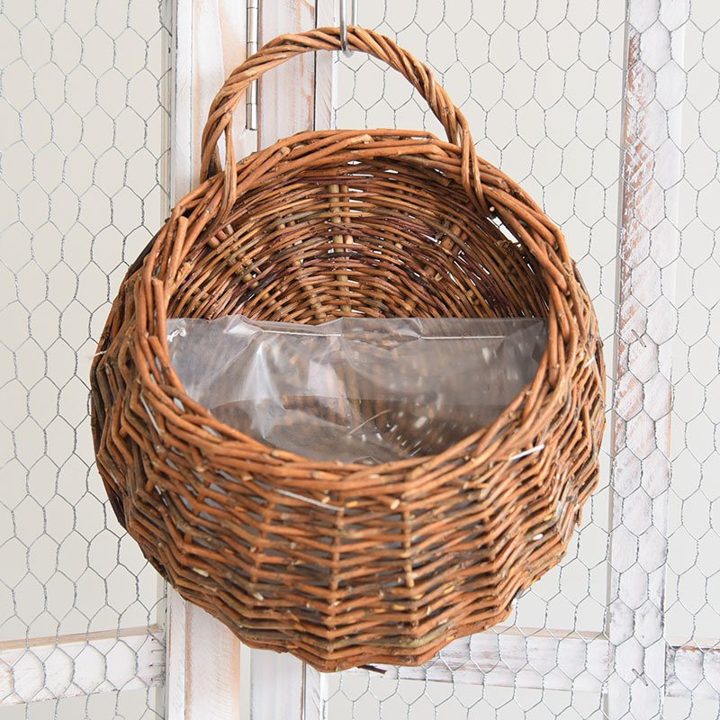 Bambus Wand Blumenkorb