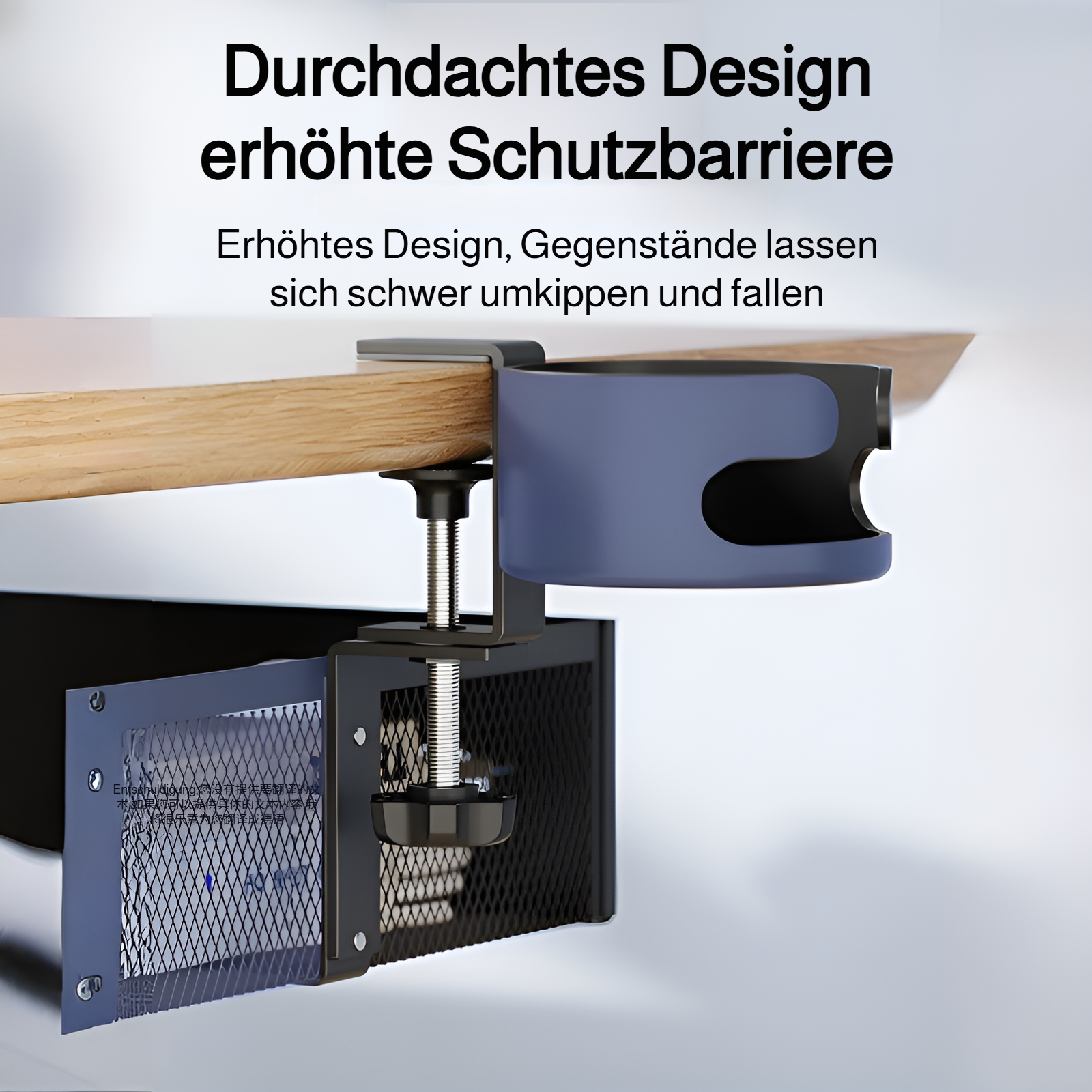 Modernes Kabelmanagement-Zubehör für Bürotische