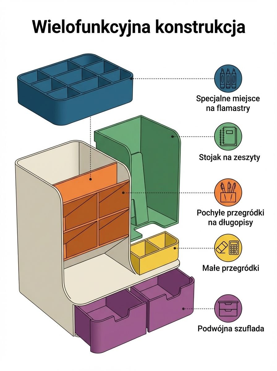 Praktyczny stojak na markery