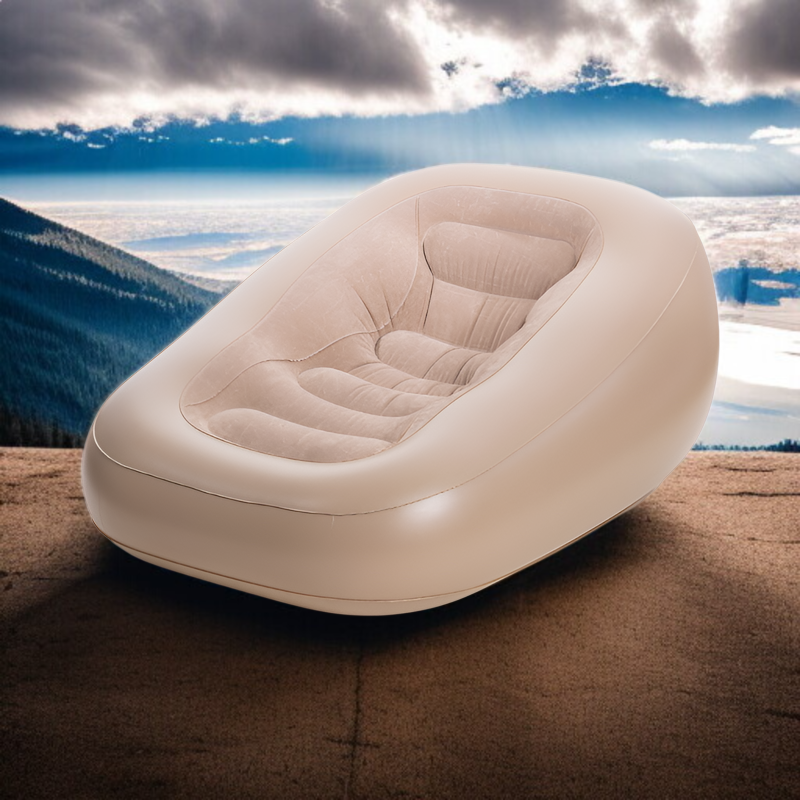 エアーソファー コンパクト ワンタッチ自動膨張 ポンプ内蔵