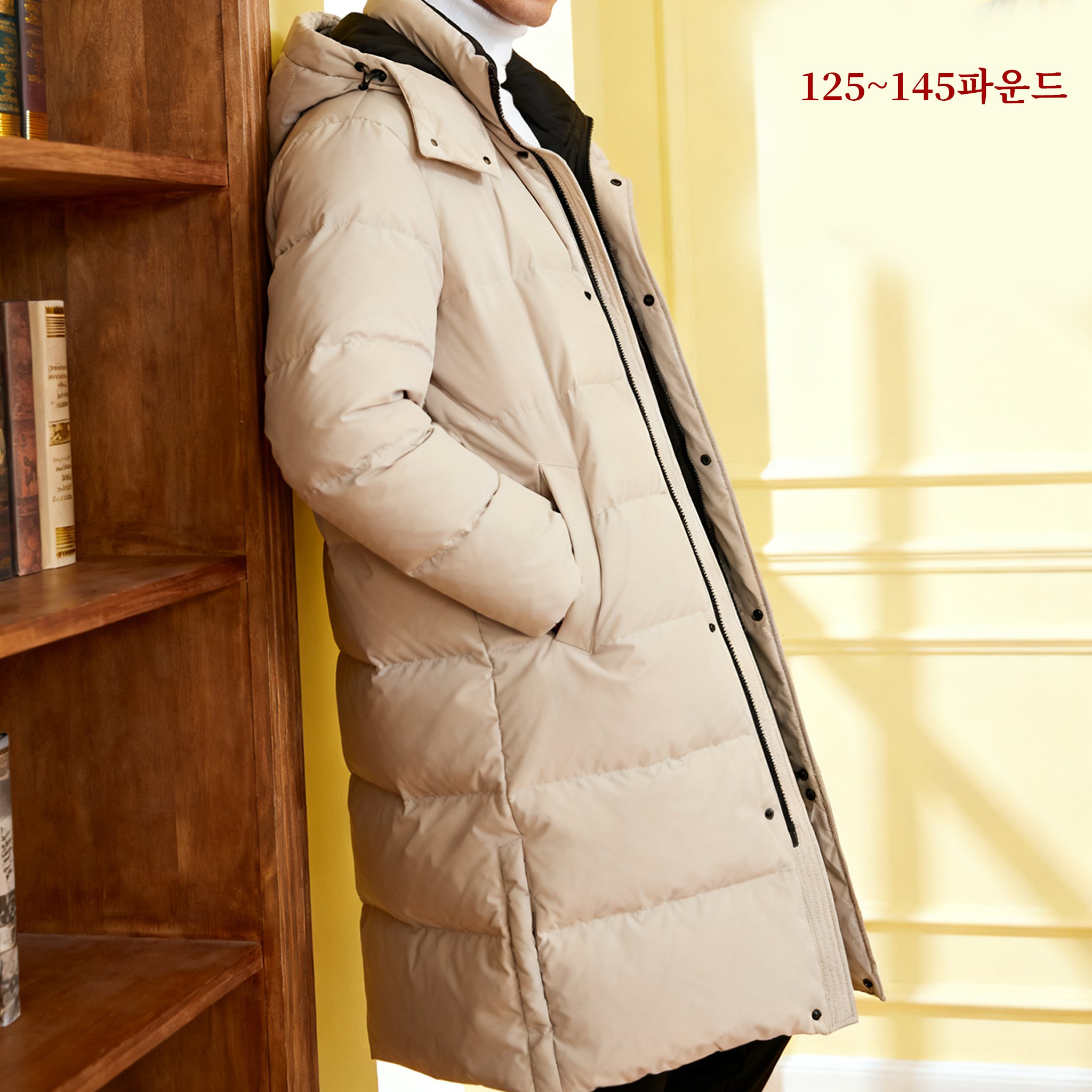 롱패딩 뒷면 디자인