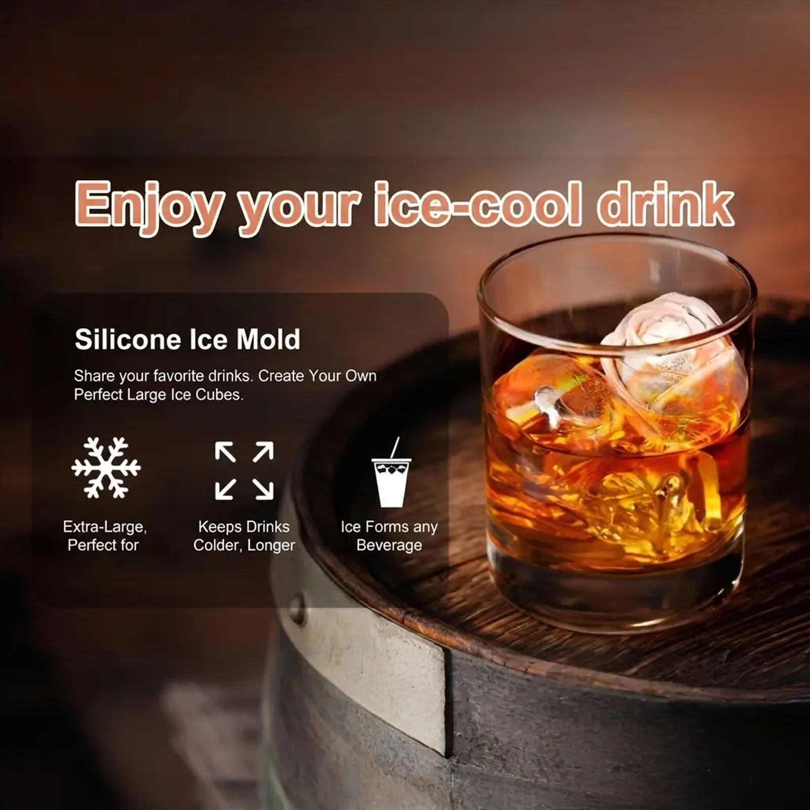 Accessoire de bar pour whisky et cocktails