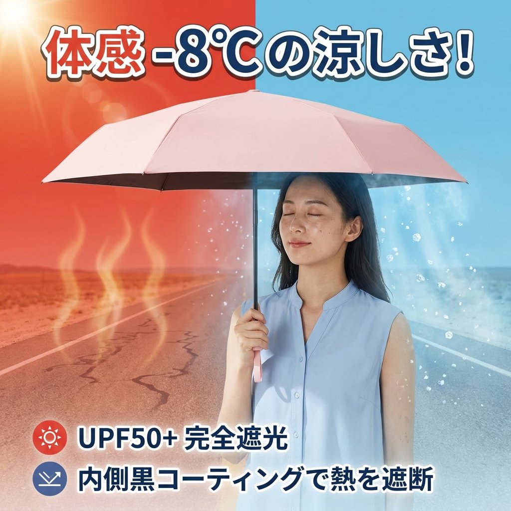 携帯ミニ日焼け止め晴雨兼用カード型傘 UVカット日傘