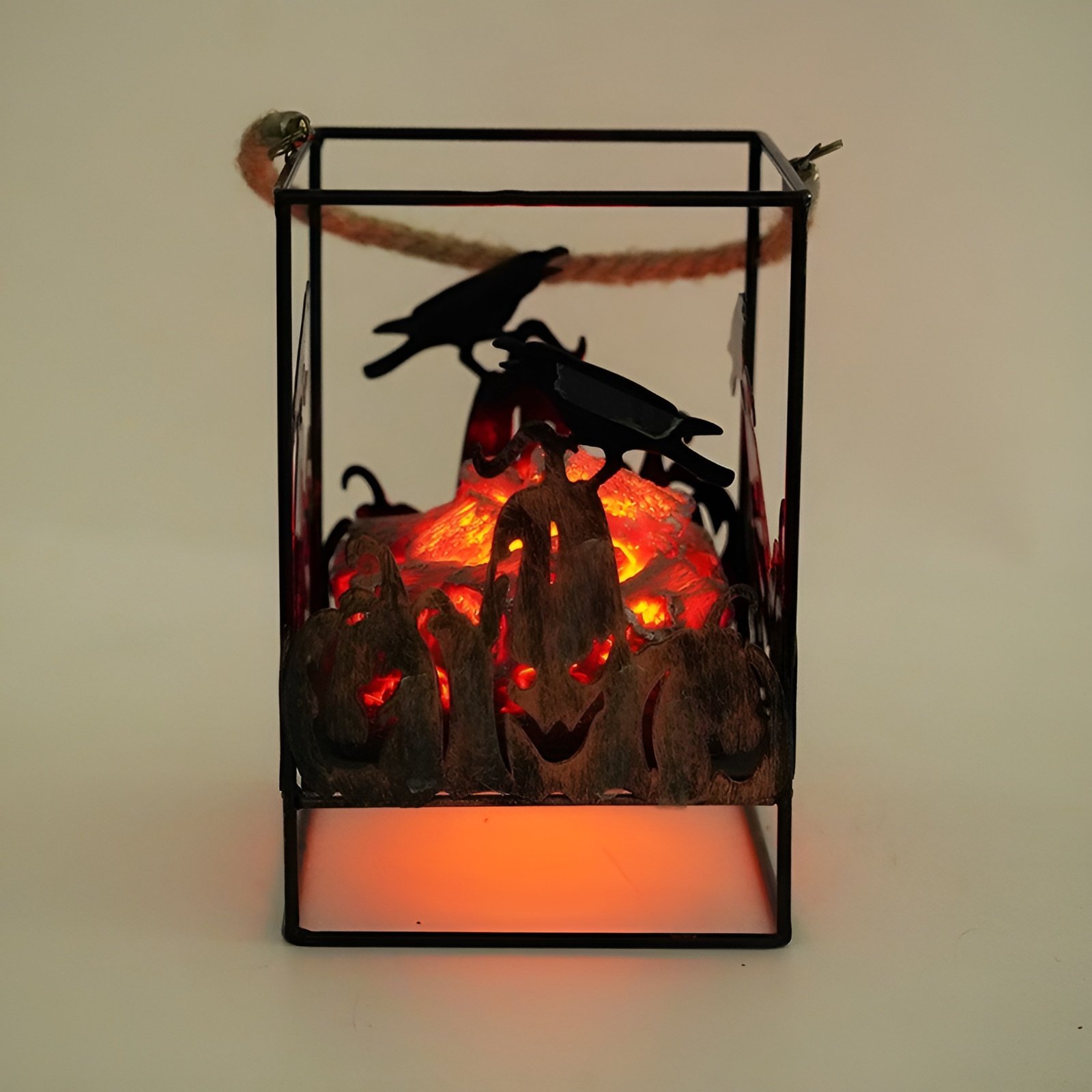 European-style imitation charcoal flame LED decorative light