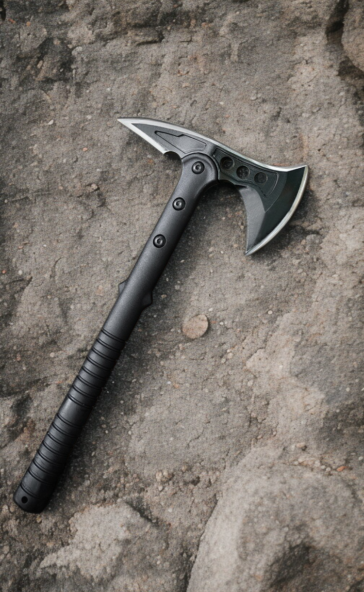 Hache tactique multifonctionnelle pour la survie en montagne