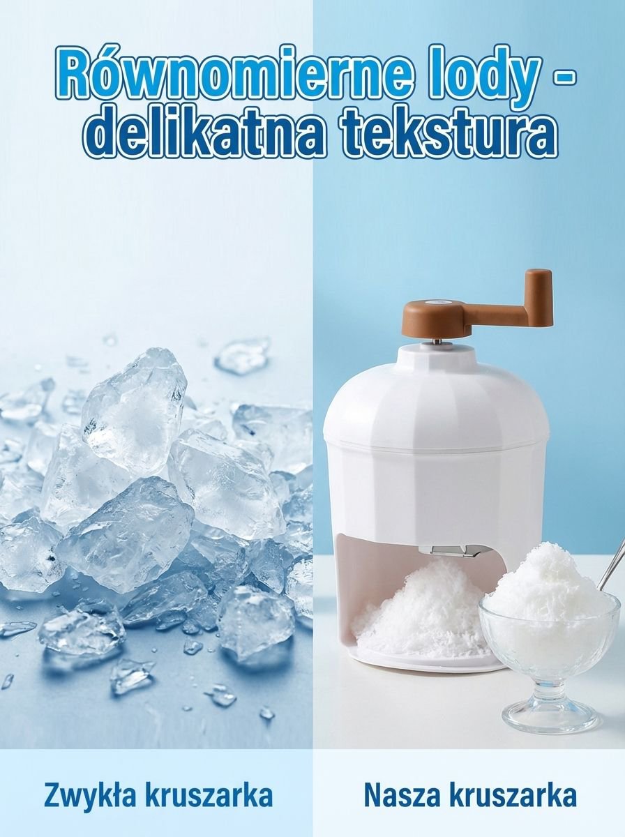 Maszynka do lodu z pojemnikiem na lód