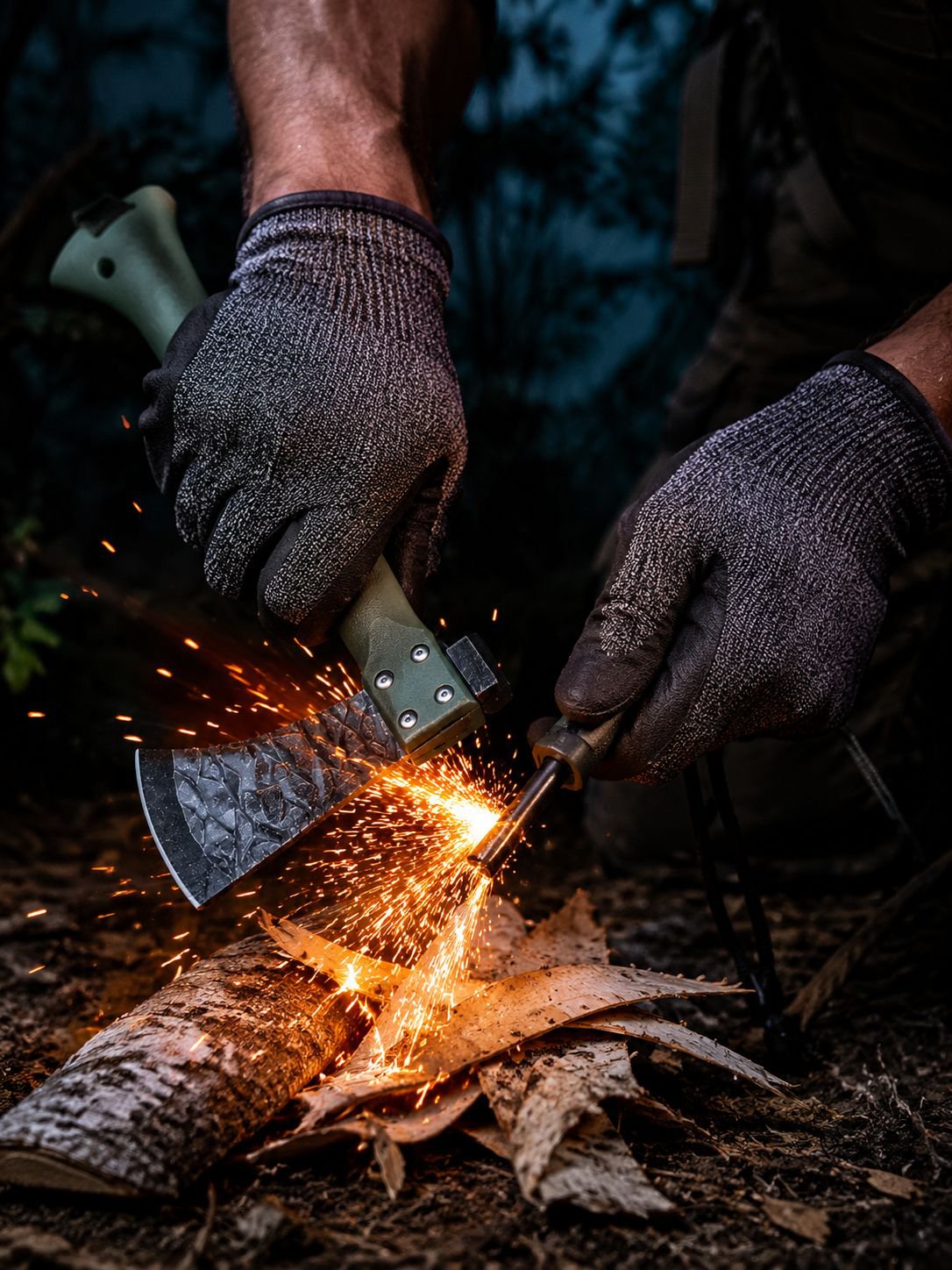 Leichte und stabile Outdoor Handaxt