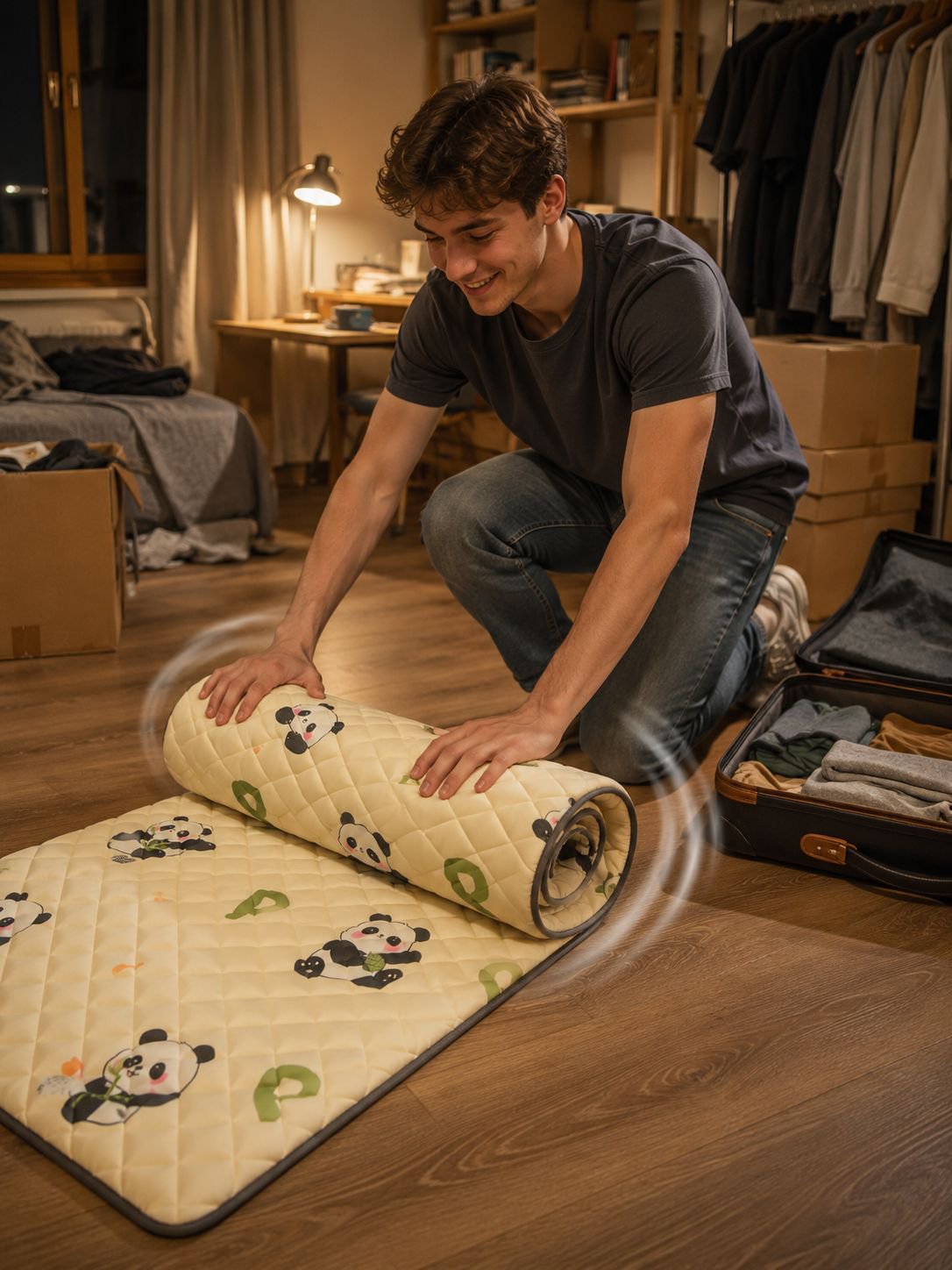 Matratzenauflage Studentenwohnheim Etagenbett Einzelbett Matratze Dicke faltbare Tatami-Matte
