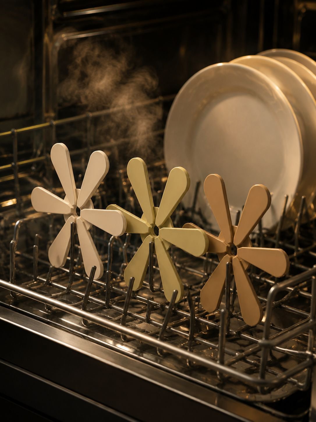 Set de table ménager en silicone résistant à la chaleur