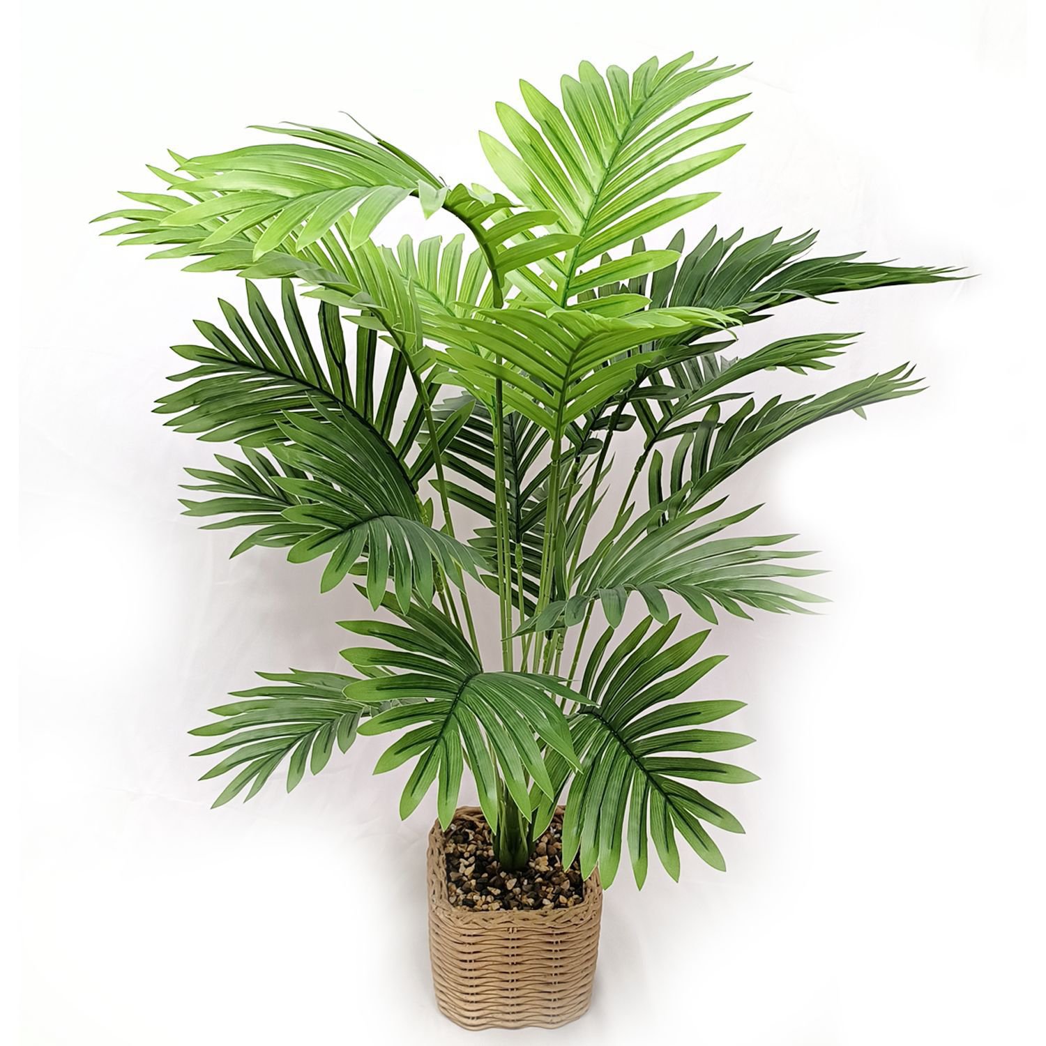 Green plants, potted plants, living room decoration, fake trees, scattered sunflowers