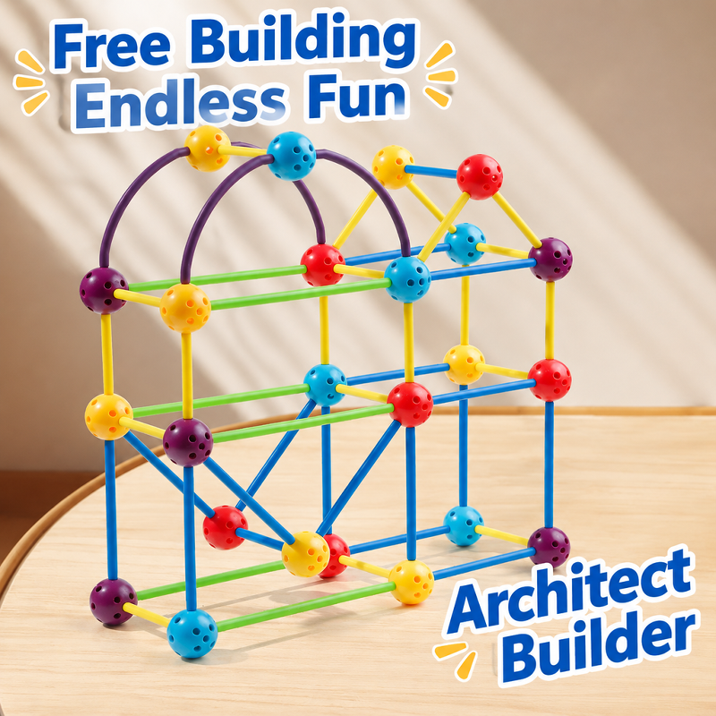 Versatile castle building set for hands-on STEM learning