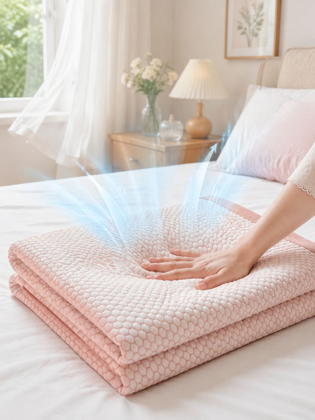 Elegant shamshells design for bedroom decor