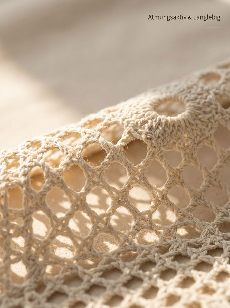 Vintage Tischdecke mit eleganter Spitze