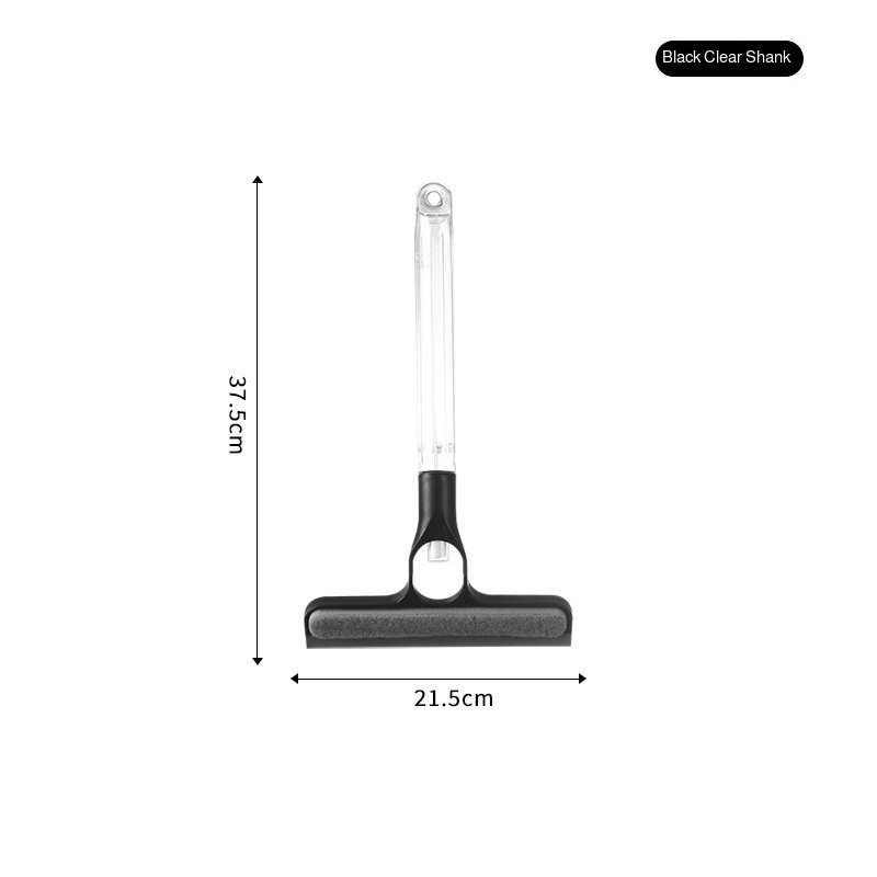 Nettoyeur de vitres double face avec pulvérisateur et raclette allongée