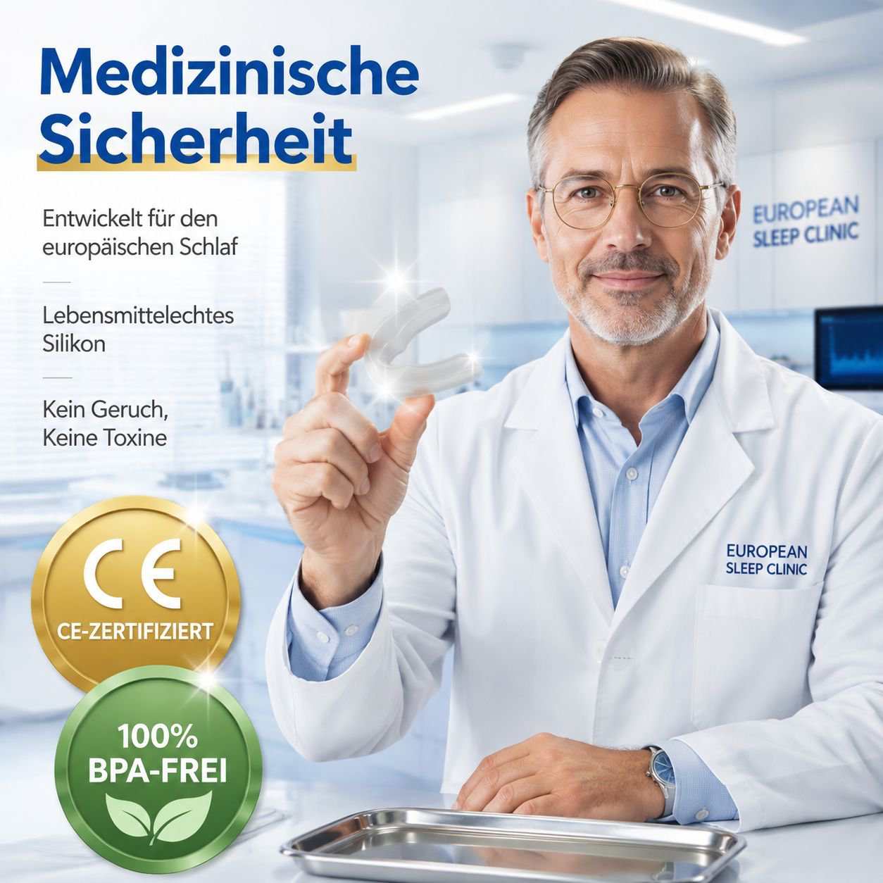 Schnarchstopper Silikon Zahnschiene