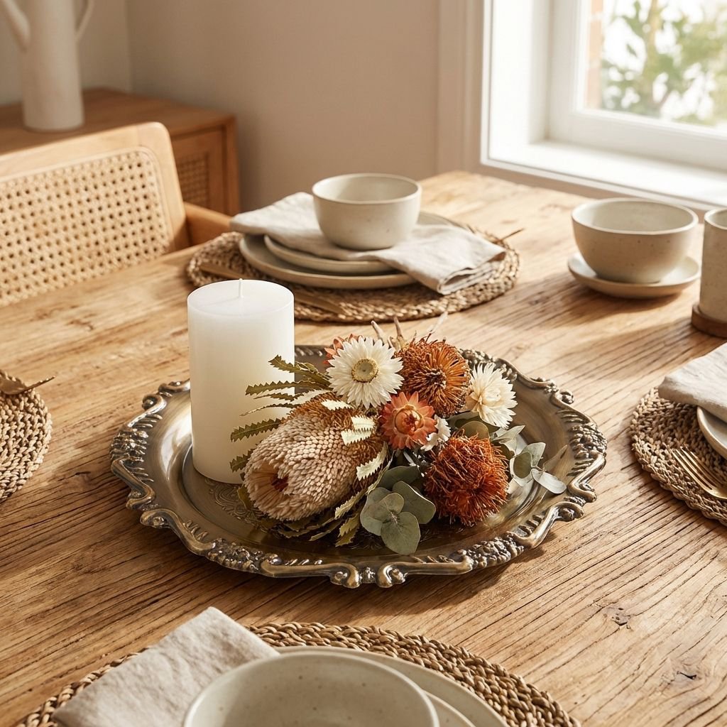 Retro-style carved metal storage tray