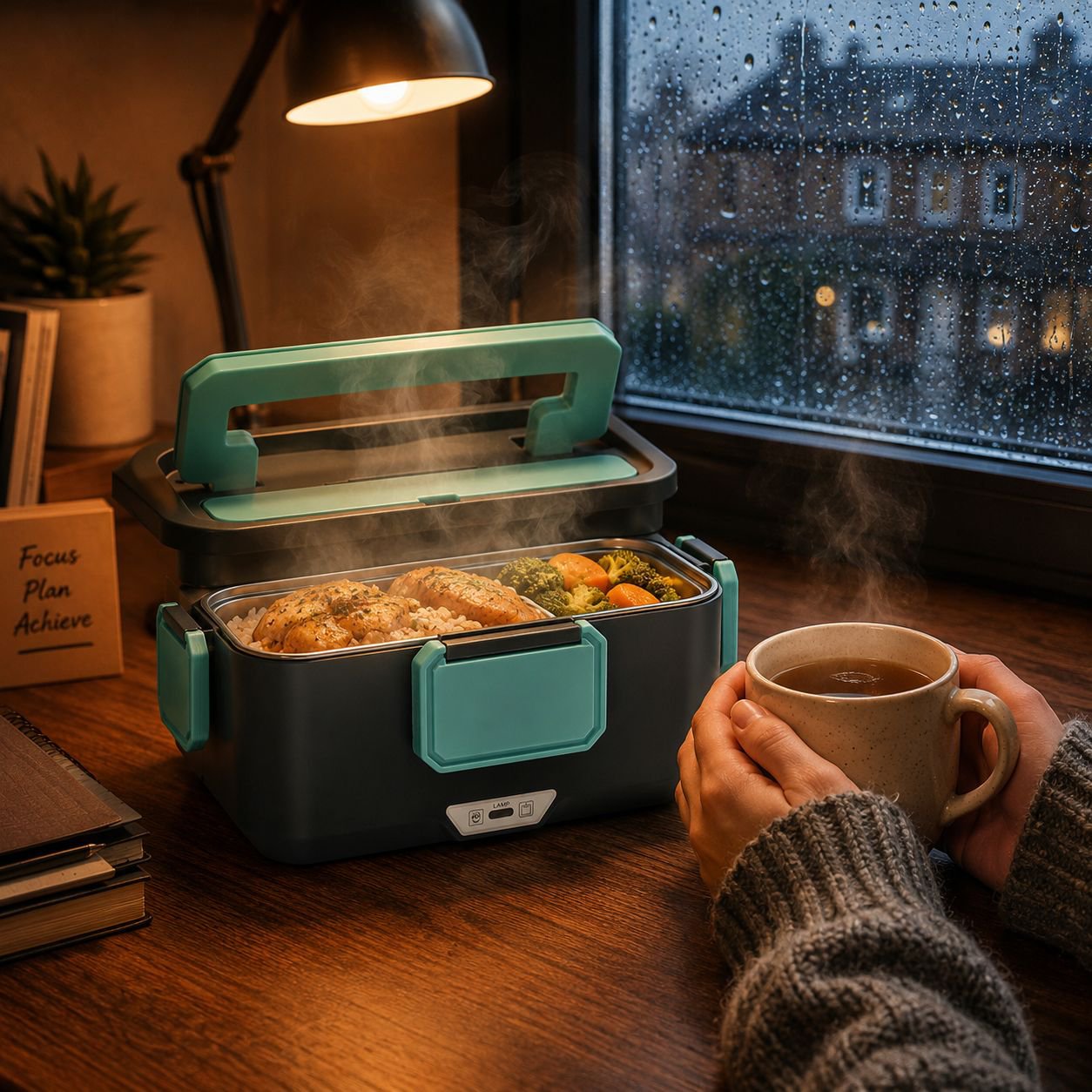 Multi-purpose electric lunch box for meal prep