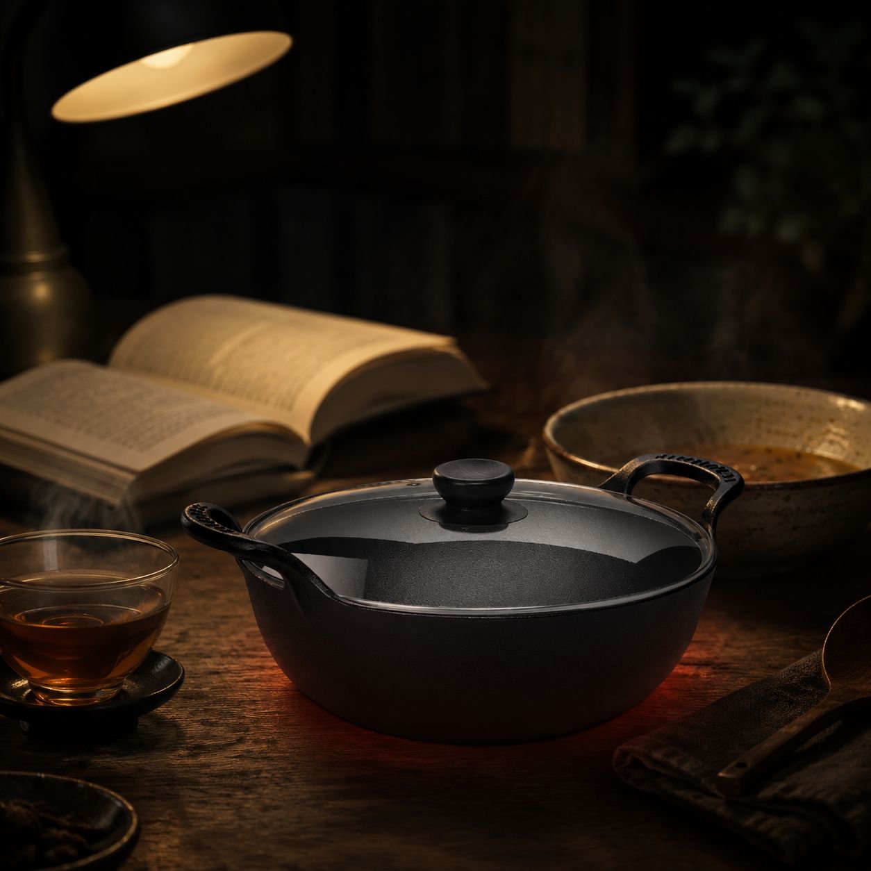 Mini pot Yuanbao en fonte style japonais, sain et sans revêtement