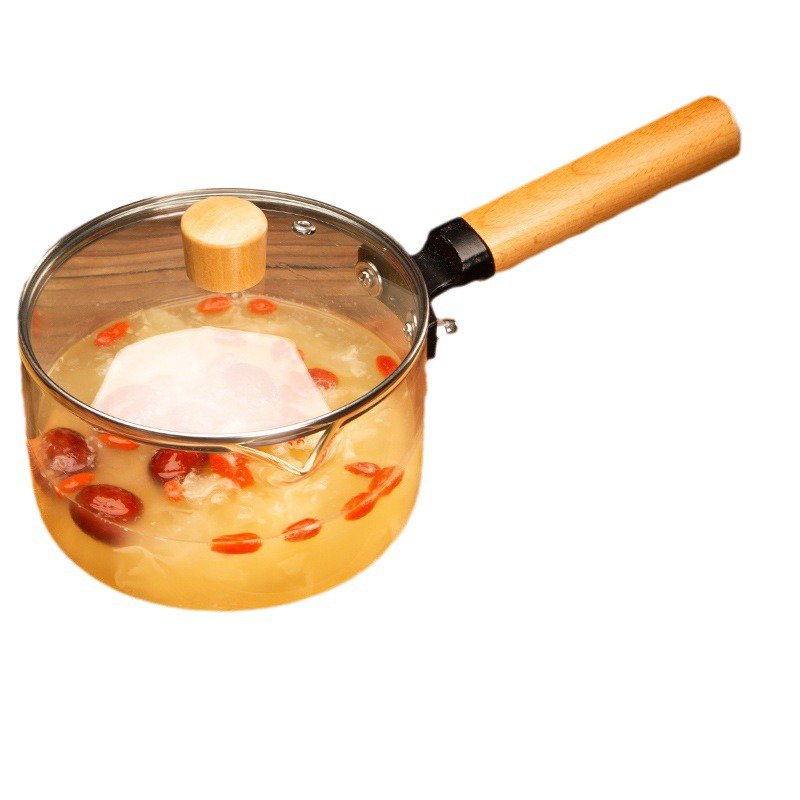High borosilicate transparent Japanese snow pan